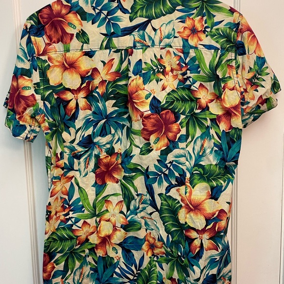 Alcott & Co Hawaiian shirt. Linen blend. Size medium - Picture 4 of 4